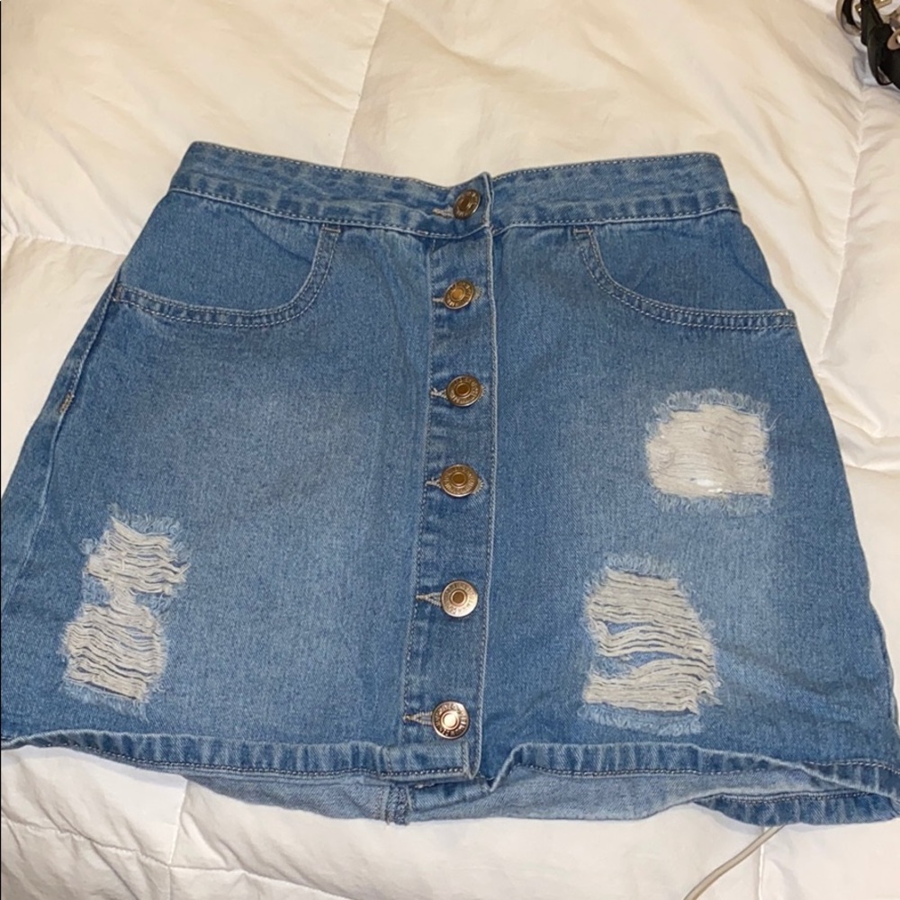 Jean skirt